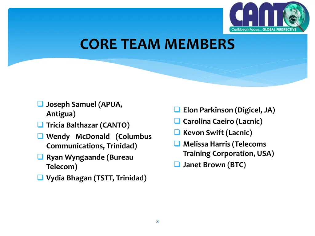 core team members