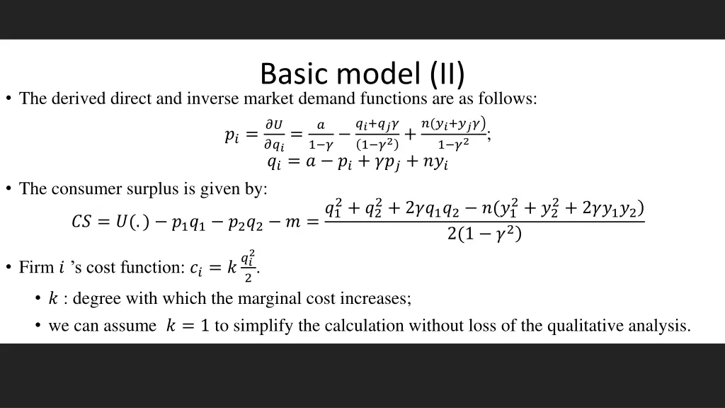 basic model ii