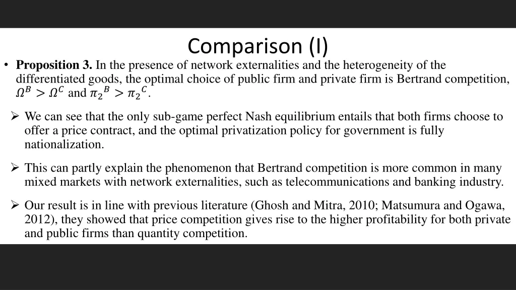 comparison i