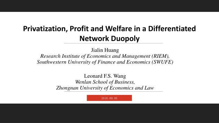 privatization profit and welfare