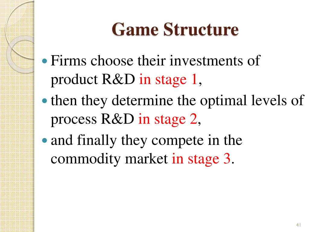 game structure