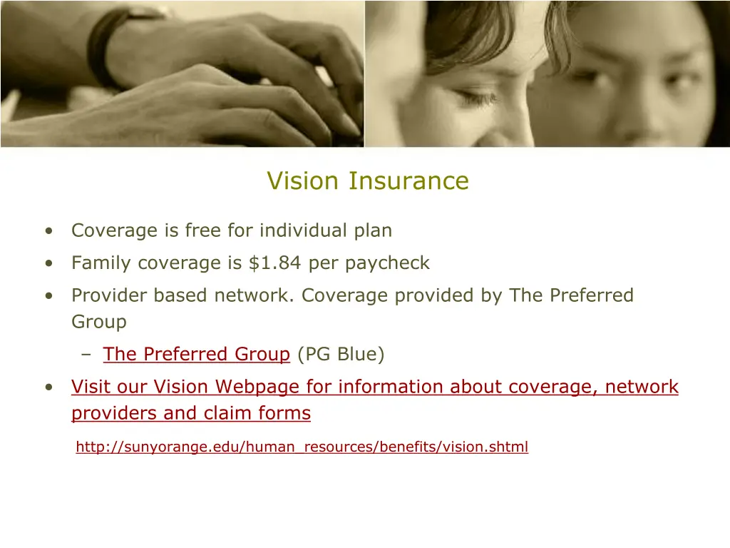 vision insurance