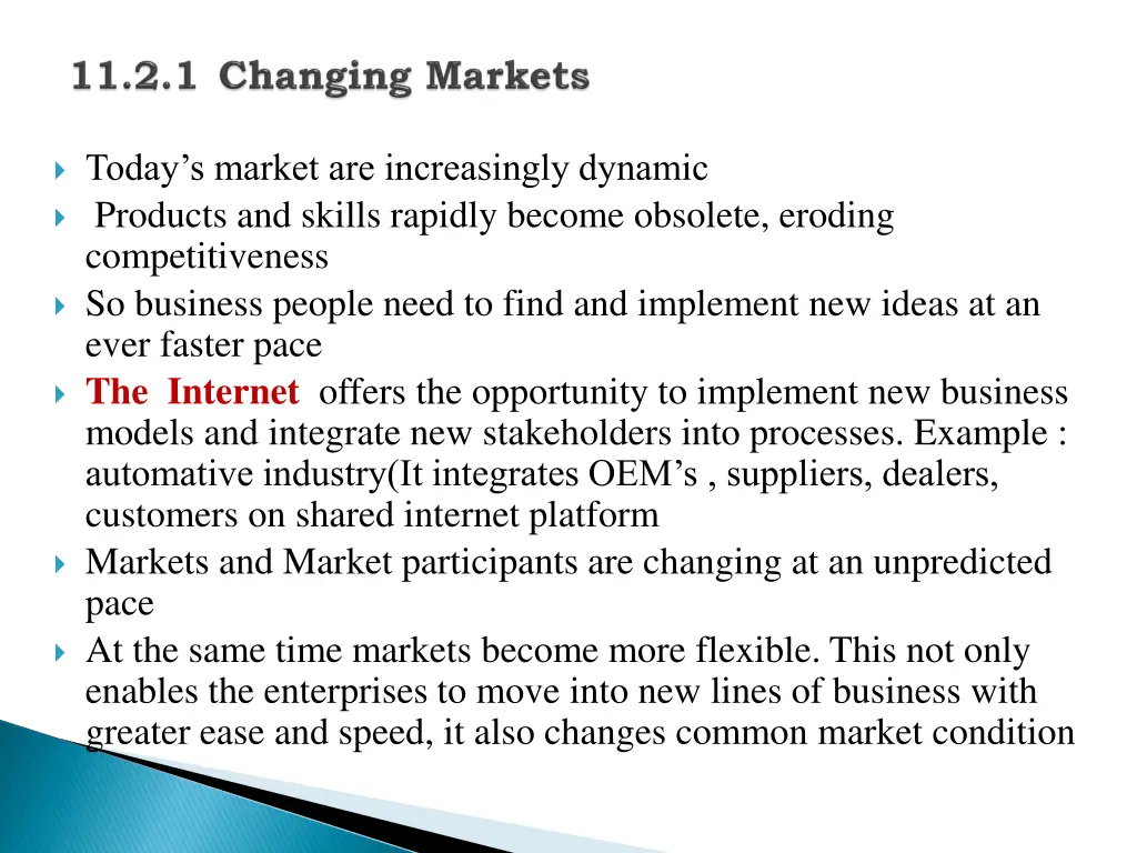 today s market are increasingly dynamic products