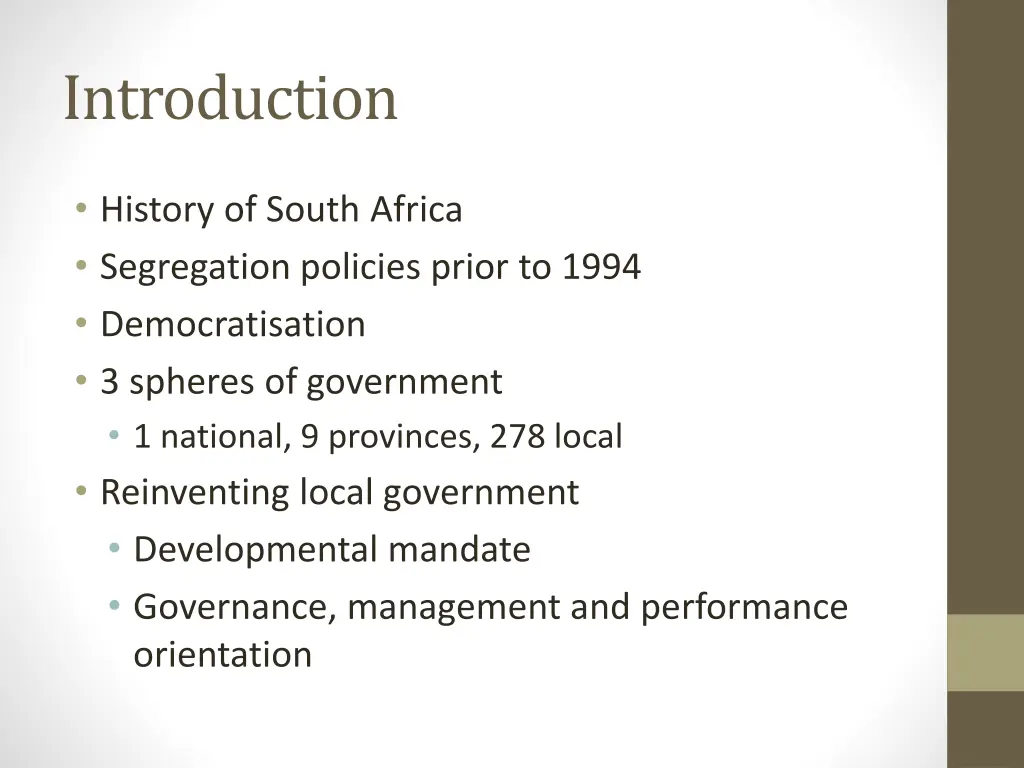 introduction