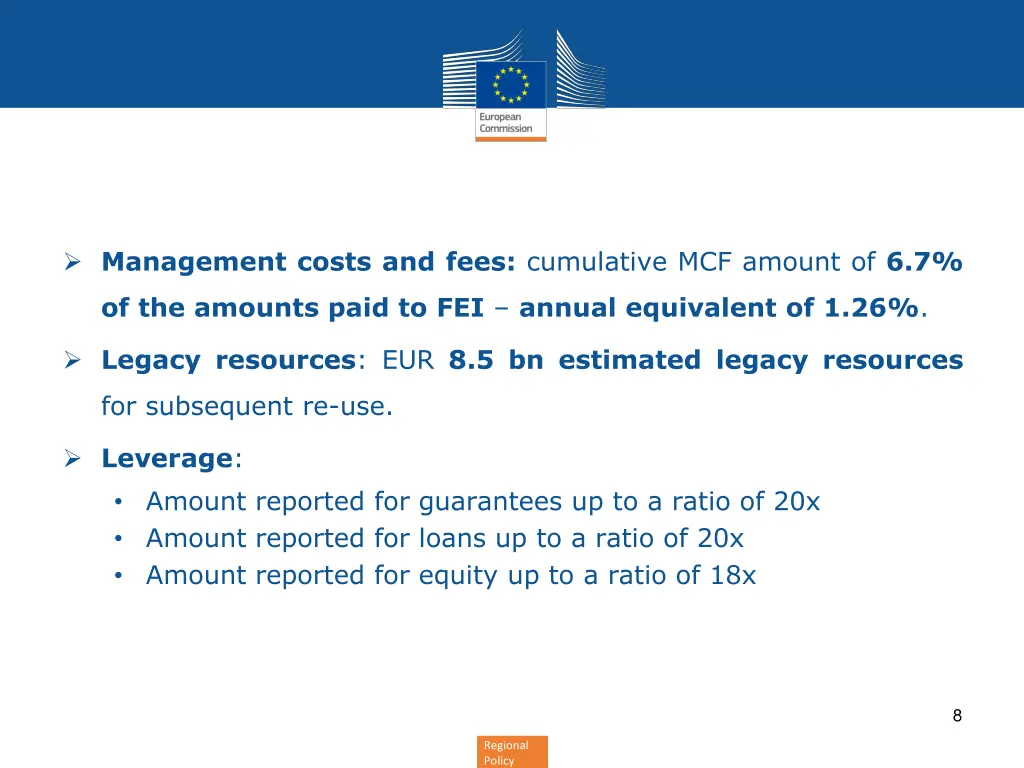 management costs and fees cumulative mcf amount