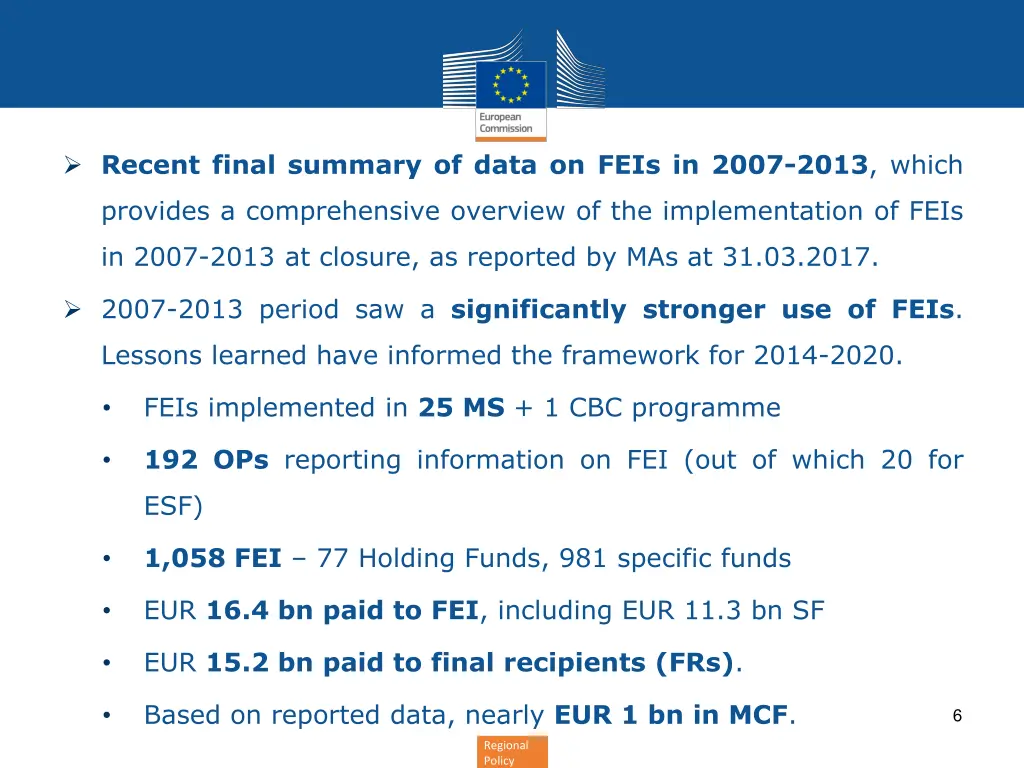 recent final summary of data on feis in 2007 2013