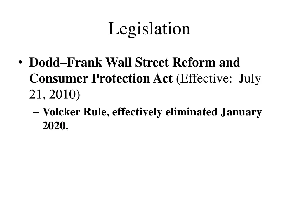 legislation