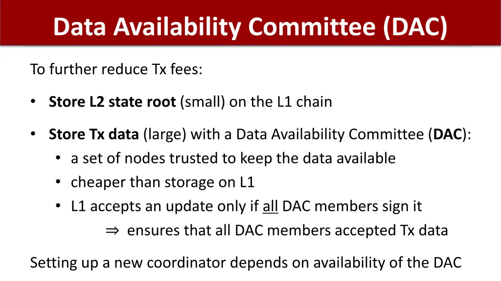 data availability committee dac