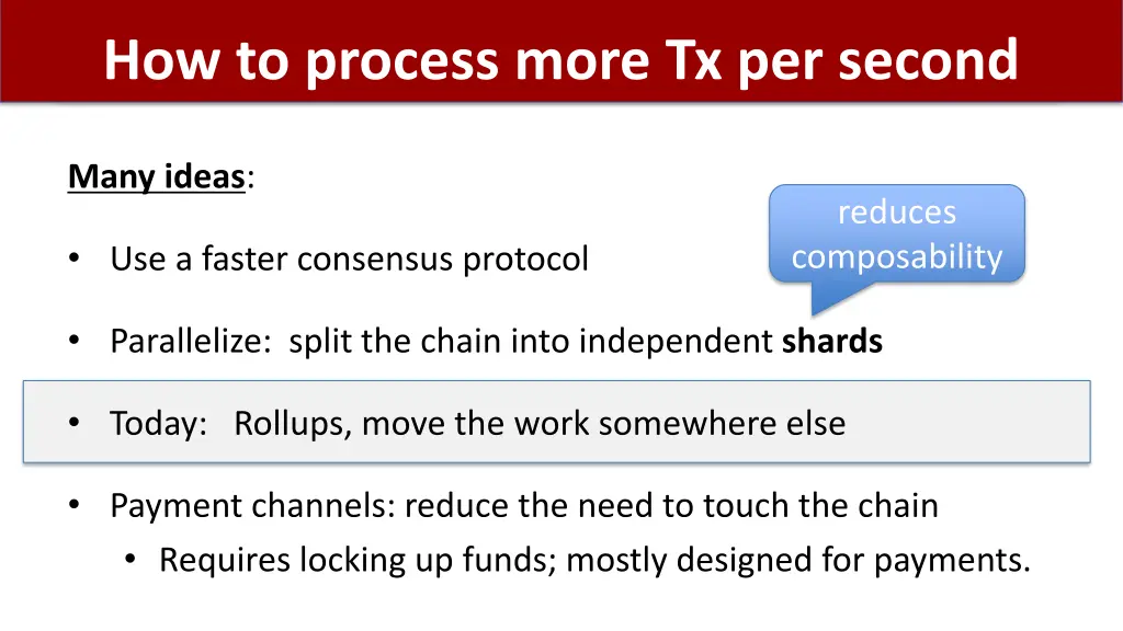 how to process more tx per second