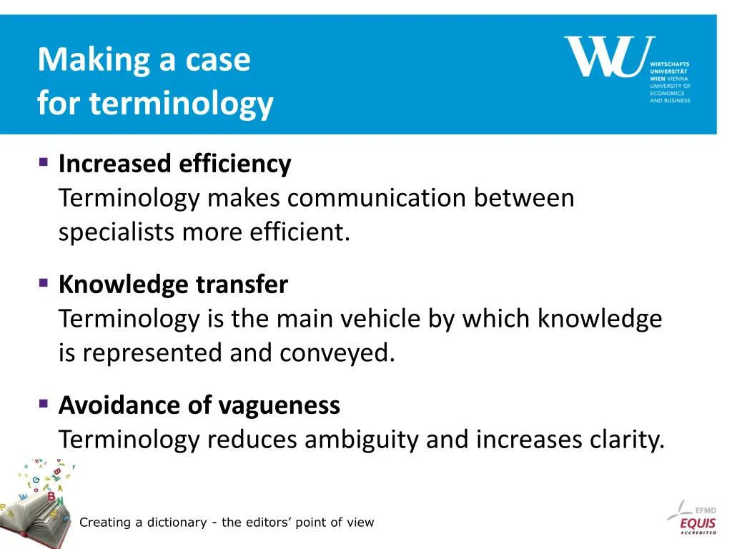 making a case for terminology