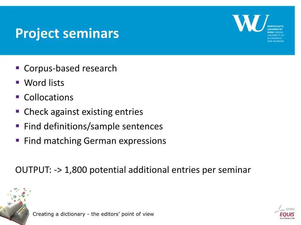 project seminars