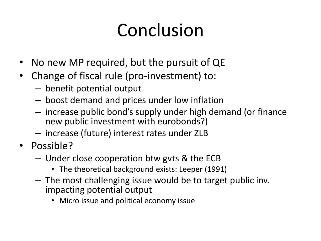 conclusion