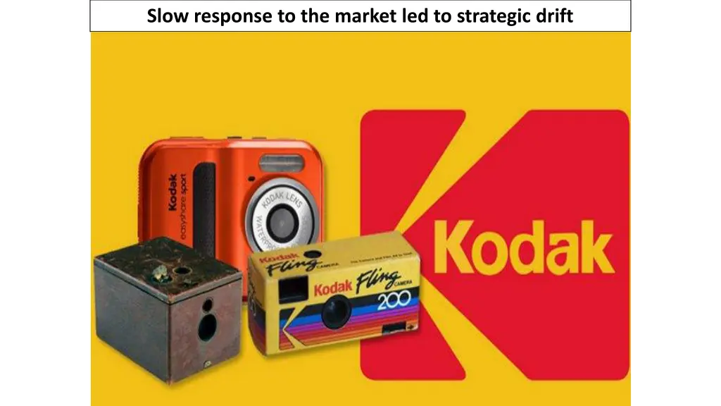 slow response to the market led to strategic drift