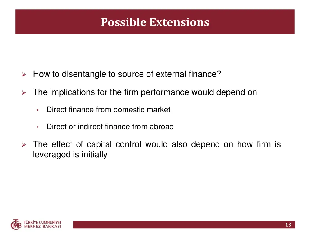 possible extensions 2
