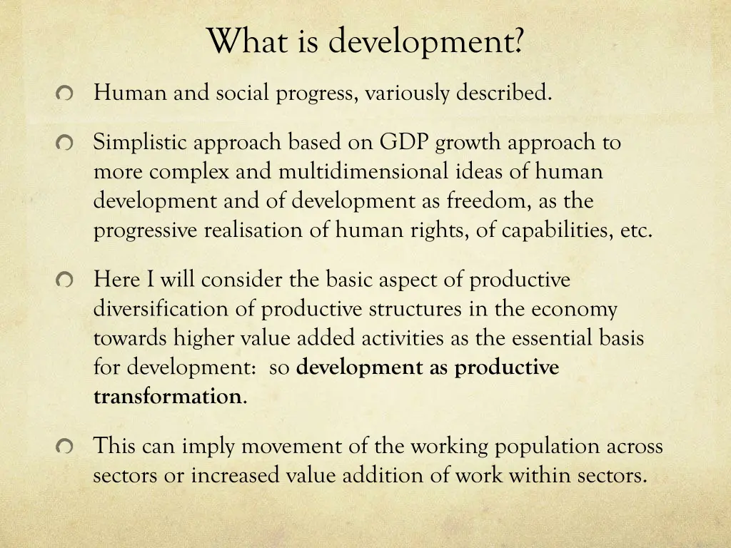 what is development