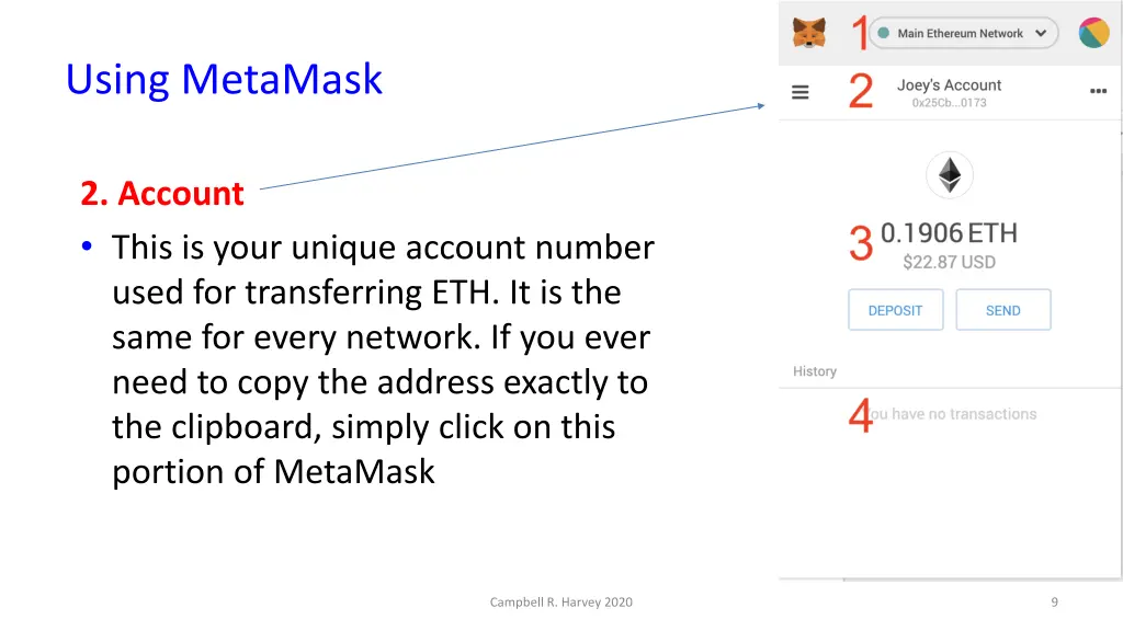 using metamask 4
