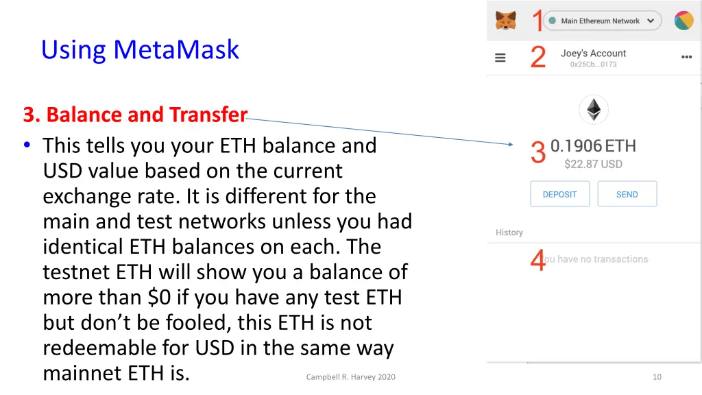 using metamask 5