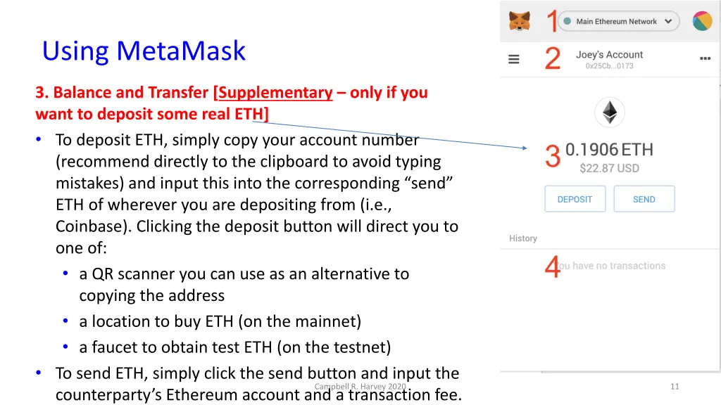 using metamask 6