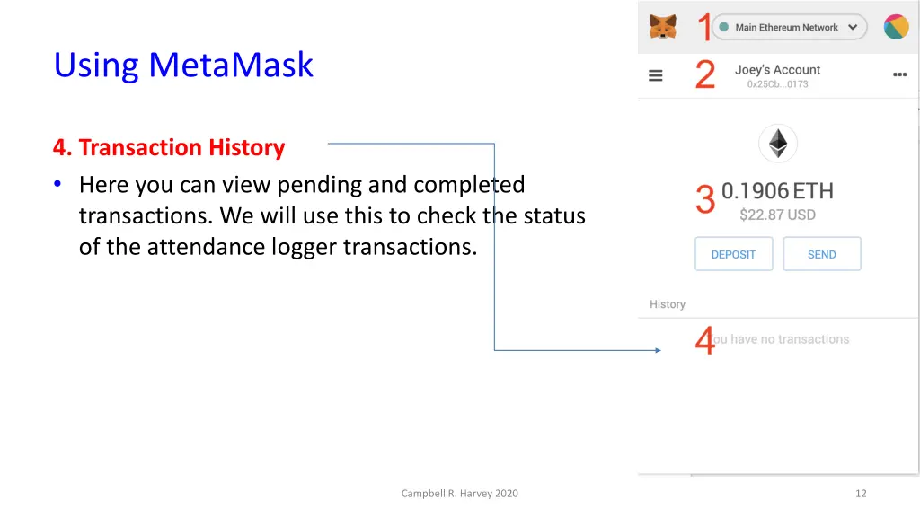 using metamask 7
