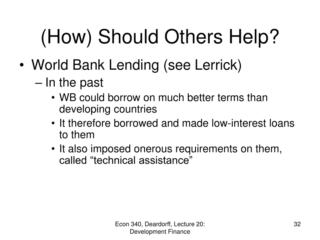 how should others help 2