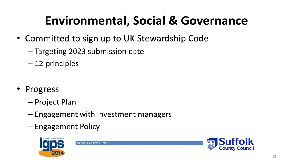 environmental social governance committed to sign