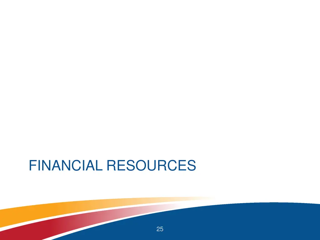 financial resources