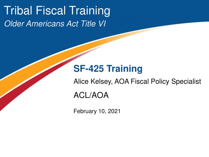 tribal fiscal training