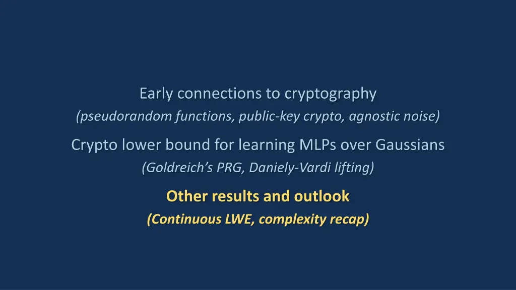 early connections to cryptography pseudorandom 2