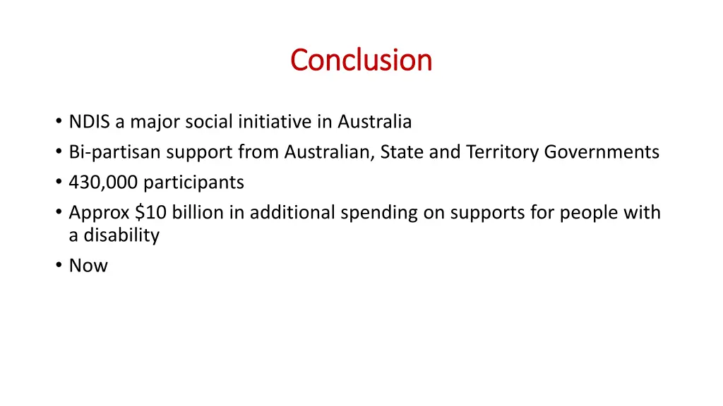 conclusion conclusion