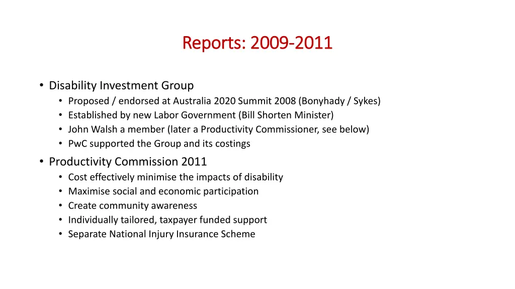 reports 2009 reports 2009 2011