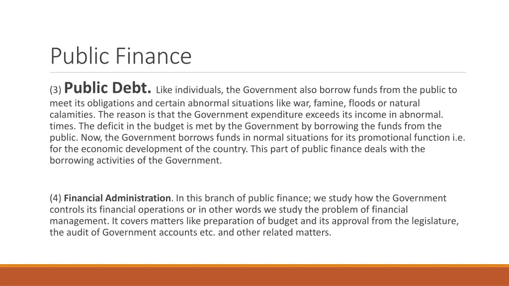 public finance 1