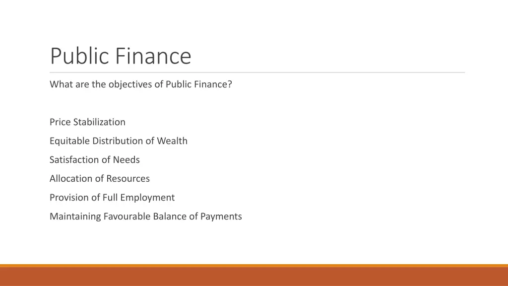 public finance 2
