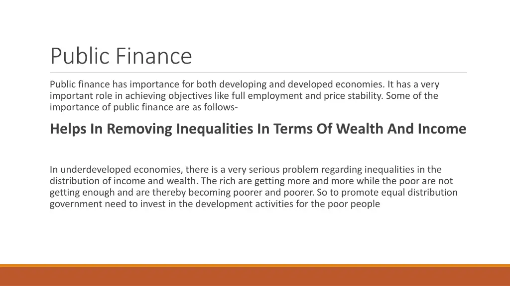 public finance 4