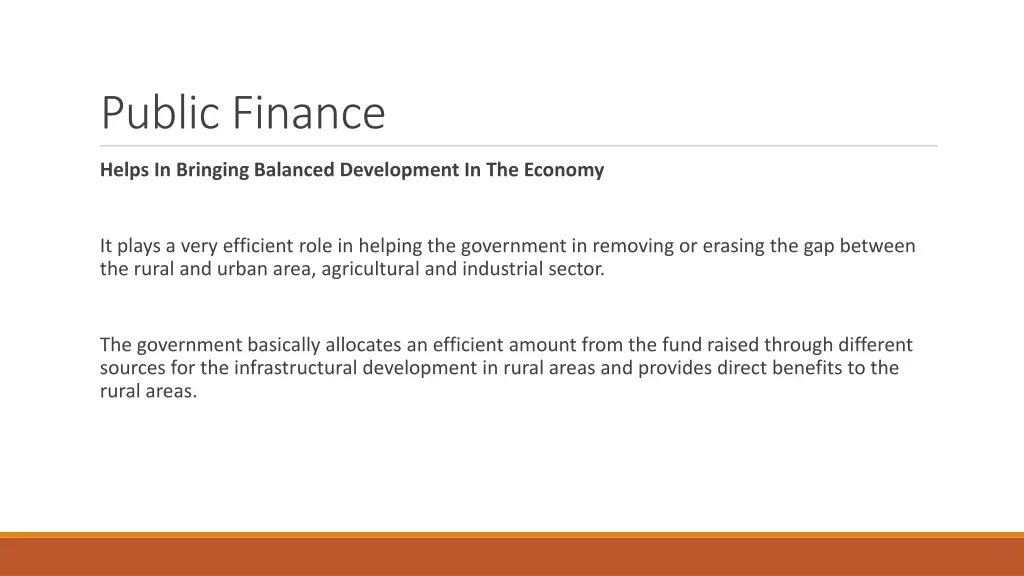 public finance 7