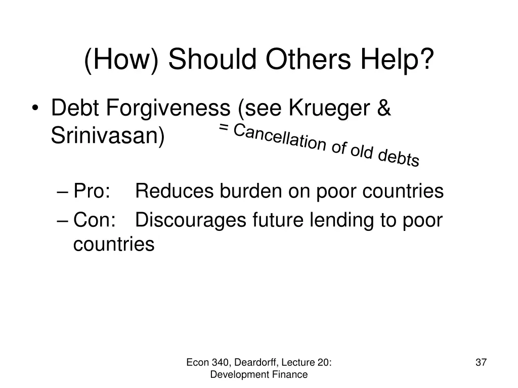 how should others help 1
