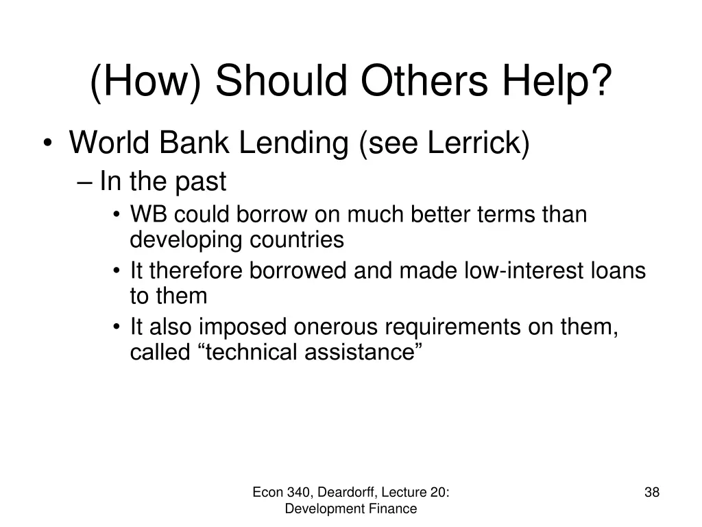how should others help 2