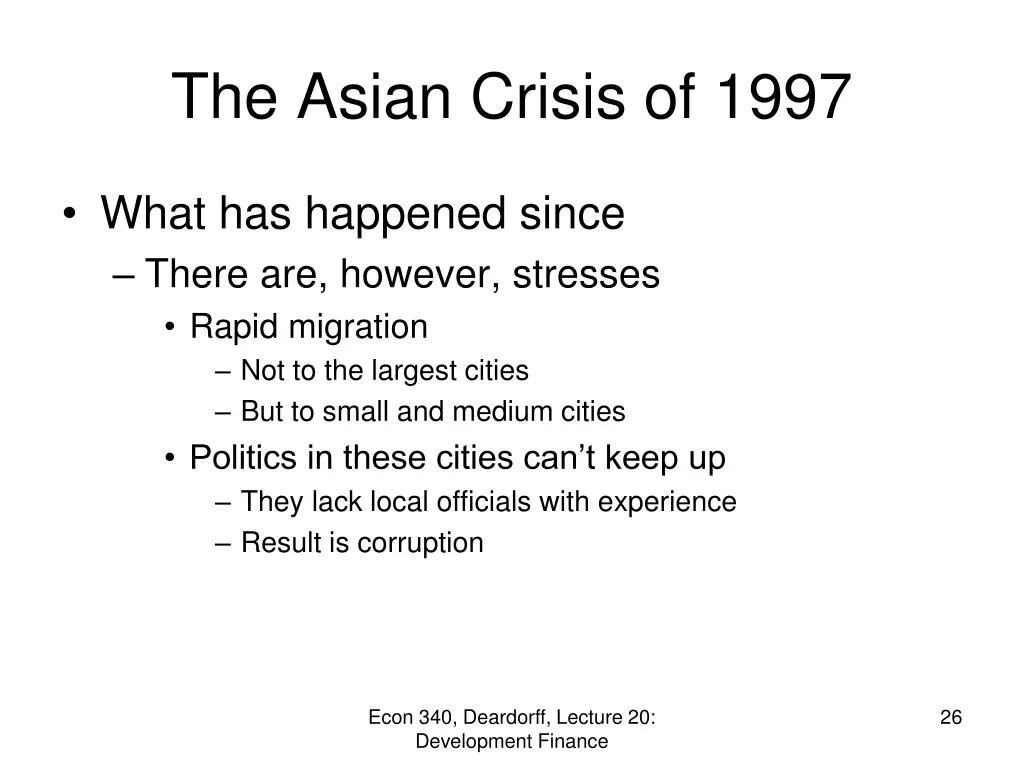 the asian crisis of 1997 6