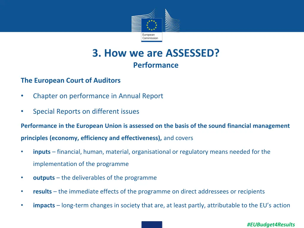 3 how we are assessed performance