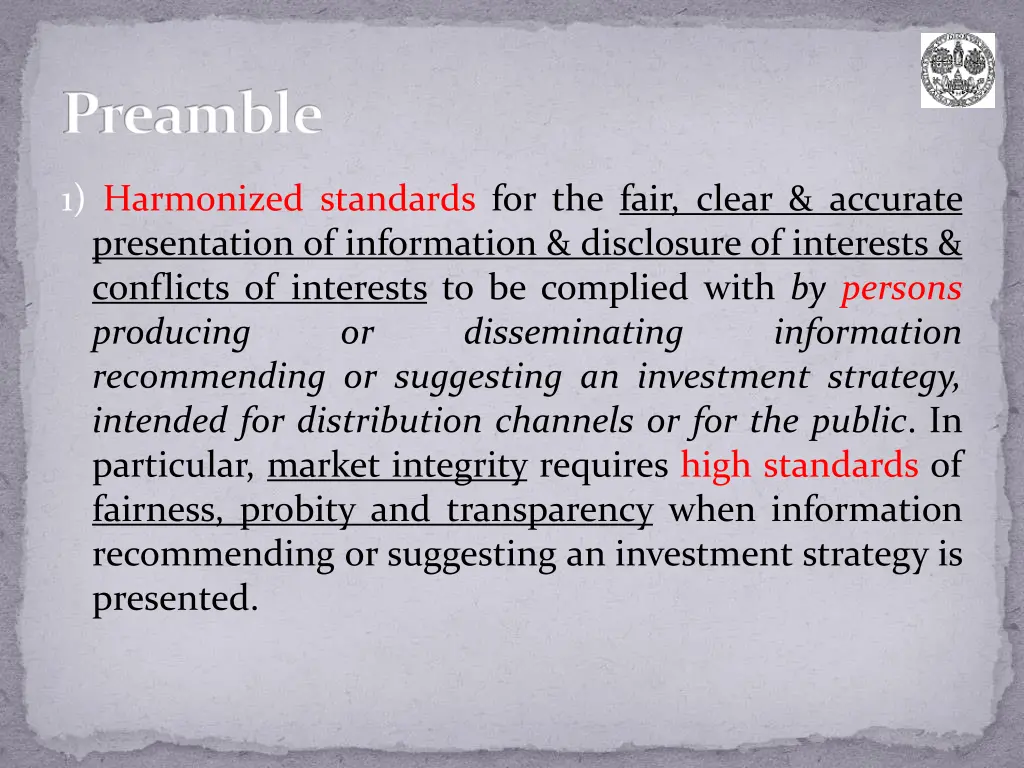 preamble