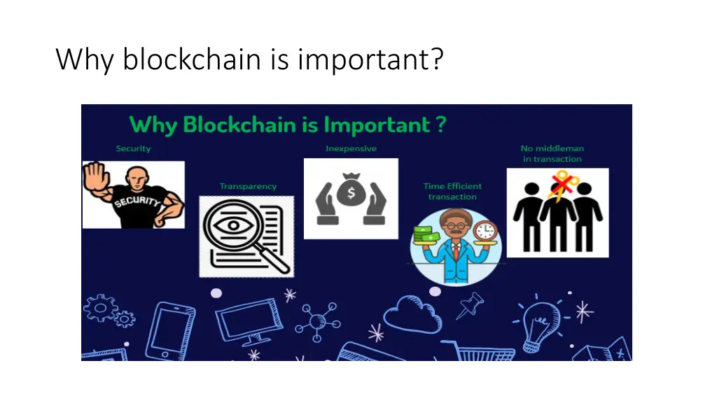 why blockchain is important