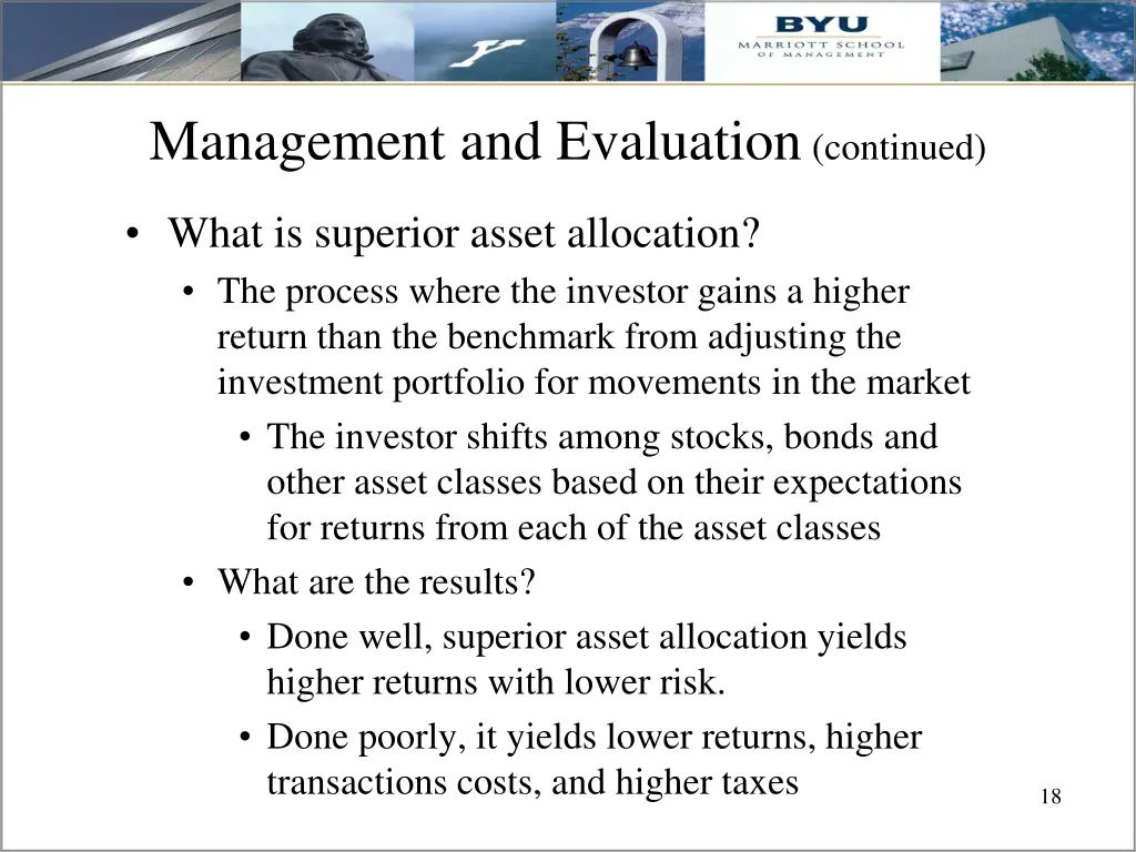 management and evaluation continued 3