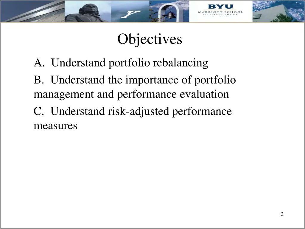 objectives