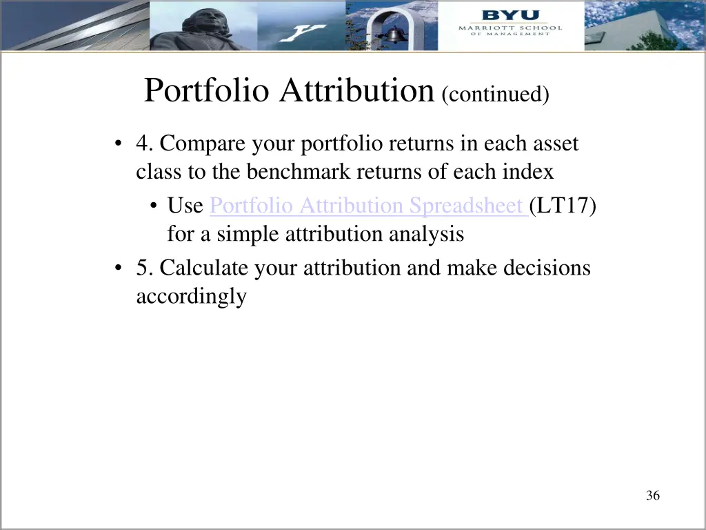 portfolio attribution continued 1