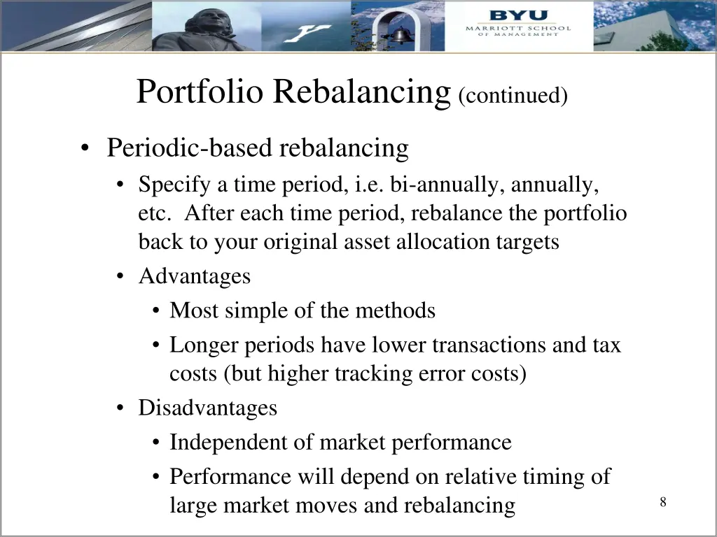 portfolio rebalancing continued 1