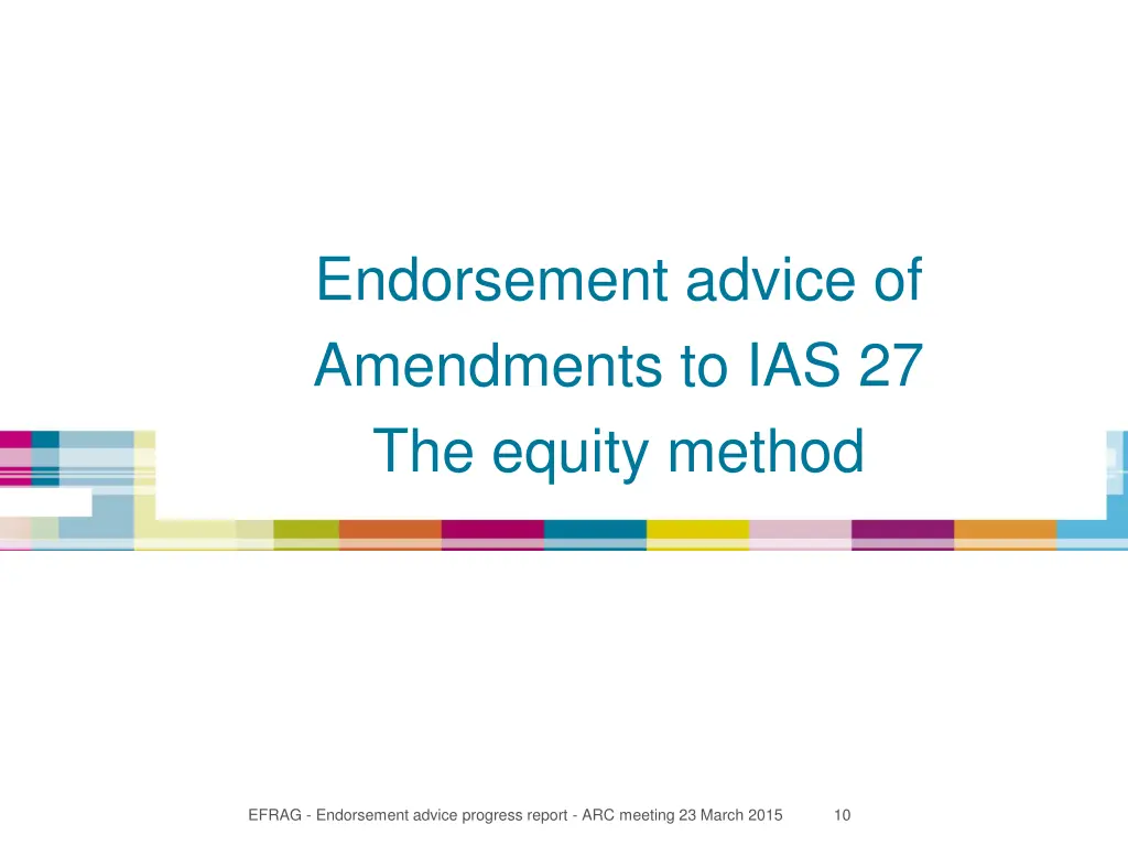 endorsement advice of amendments