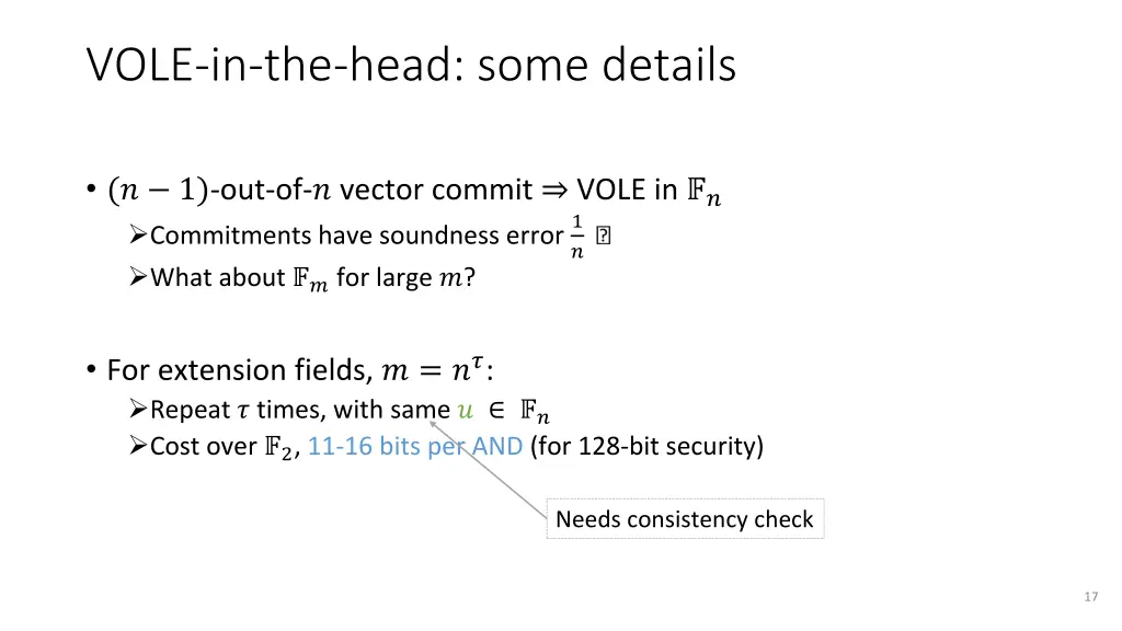 vole in the head some details