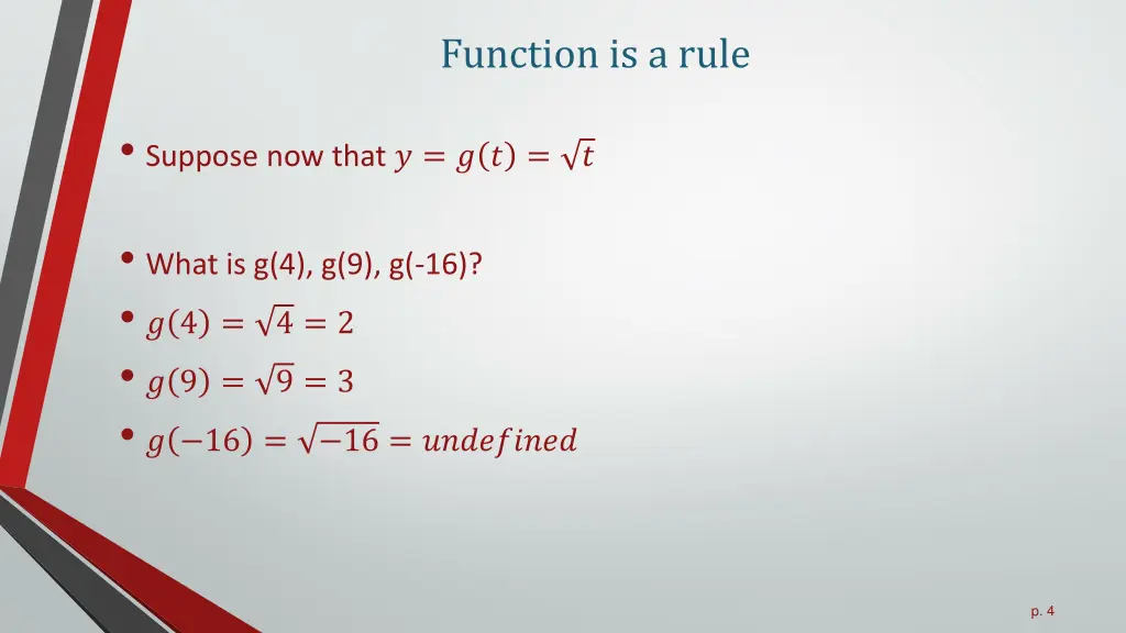function is a rule 2