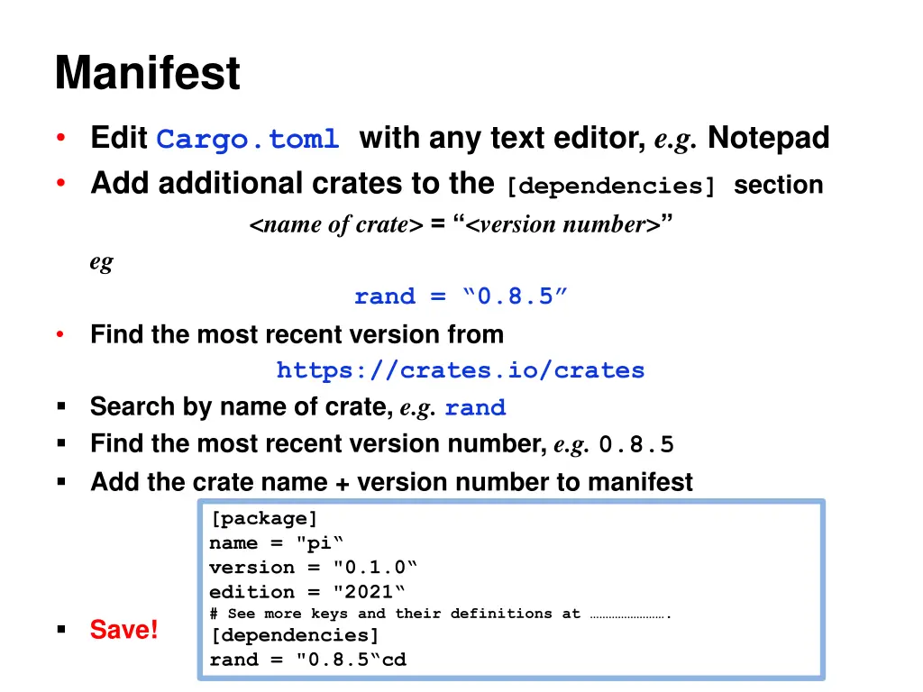 manifest 1