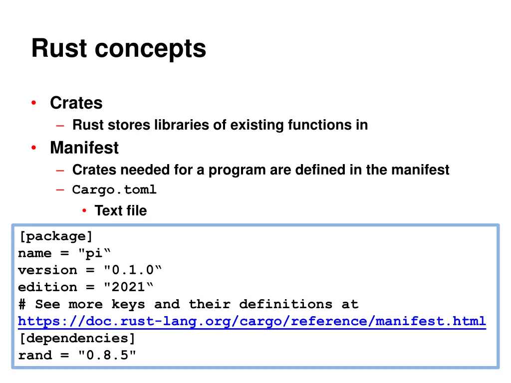 rust concepts