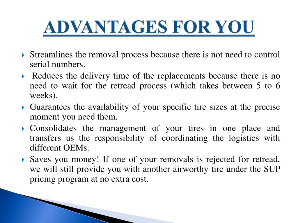 streamlines the removal process because there